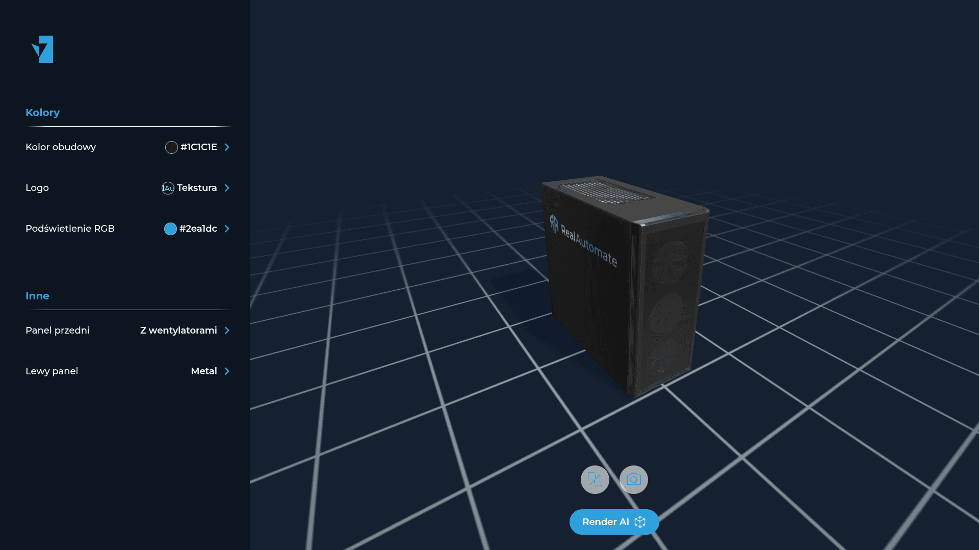 Konfigurator produktu z AI